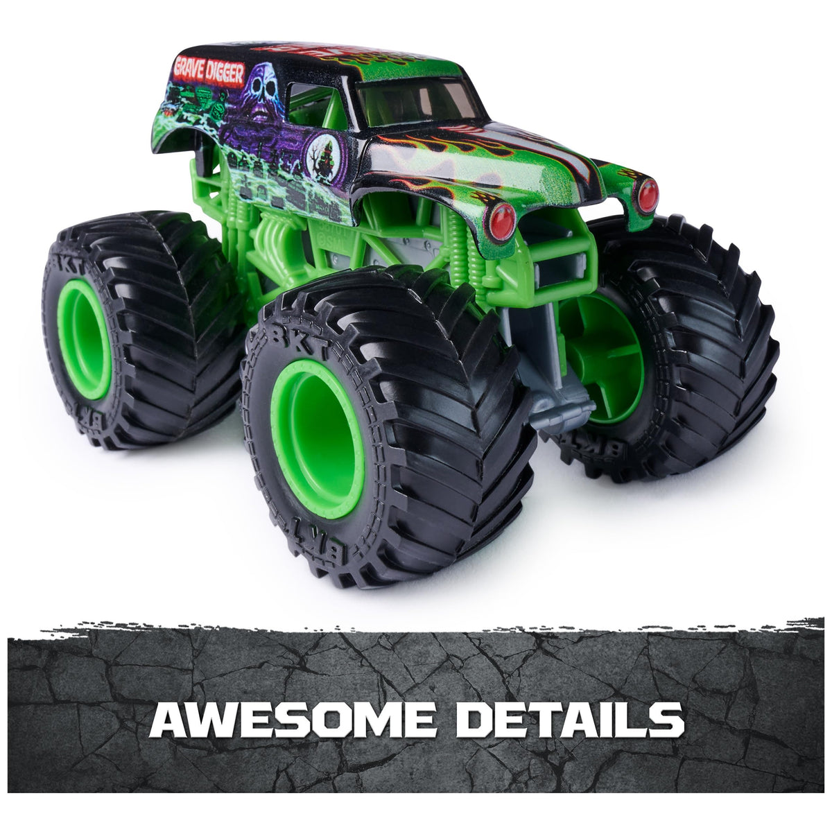 El Toro Loco 1:64 die-cast truck with vivid graphics for imaginative play.