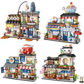 ELAICREE Izakaya shop model with detailed signage for imaginative play and display