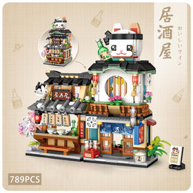ELAICREE Seafood shop model with realistic details for creative storytelling and decorating