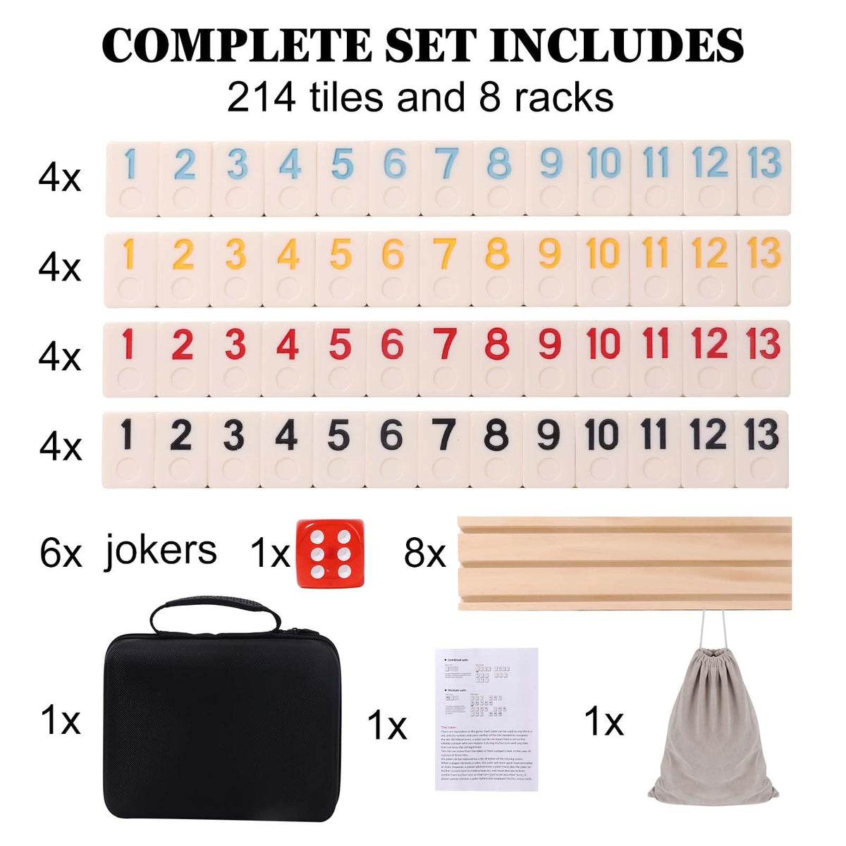 Elanbells Rummy Cube instruction manual: clear rules for smooth gameplay