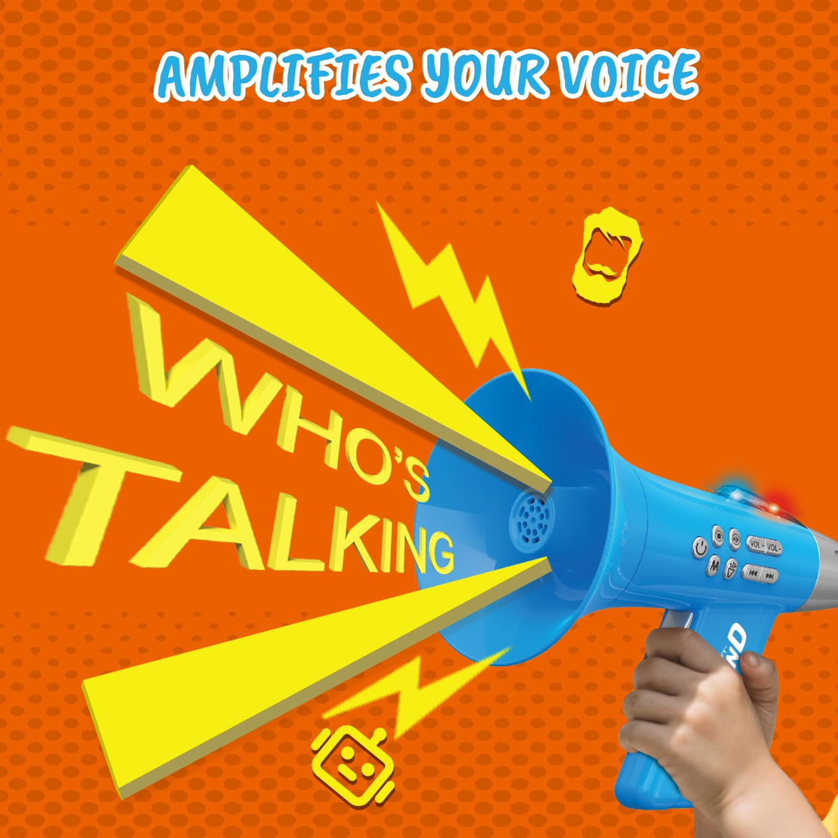 Elanbells Voice Changer for Kids with boy effect for group games and announcements.