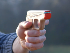 Elastic Precision Maple PPK featuring maple body and walnut grips for premium feel.
