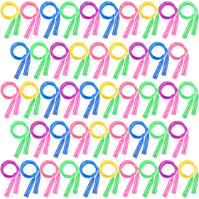 Elcoho 48-pack kids jump ropes bundle for sunny outdoor play and group fun.