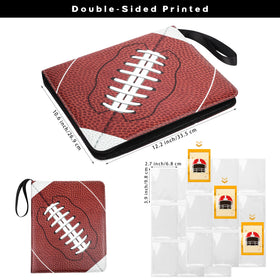 Binder opened to reveal 50 pages with nine pockets each
