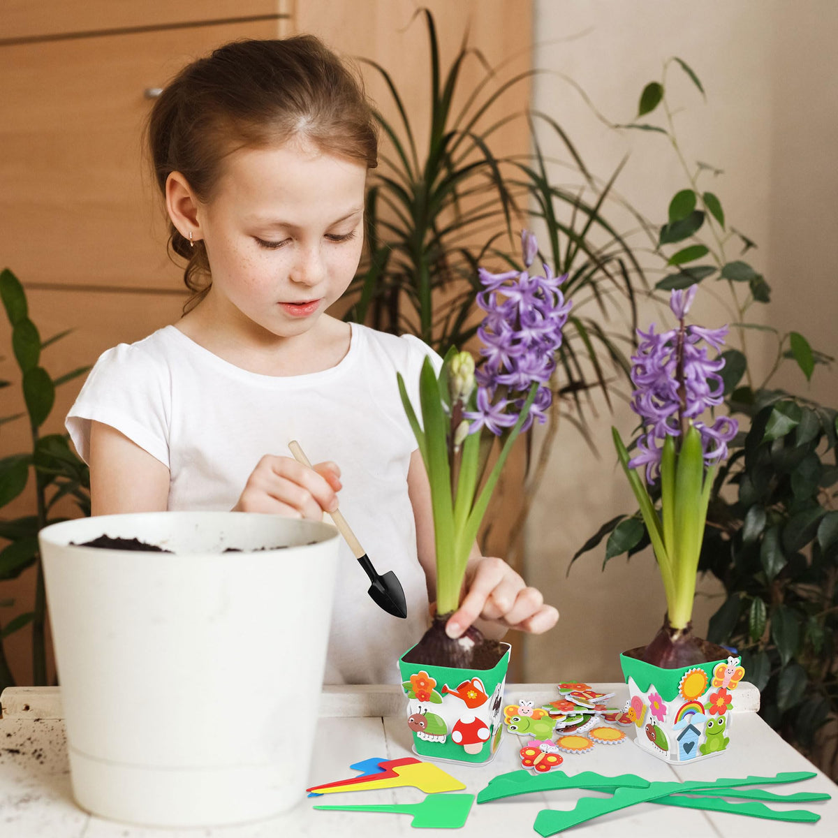 Elcoho 24 certificate cards celebrate budding plant successes with color, great for gifting