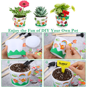 Elcoho labels colorful labels for easy plant project labeling and organization.
