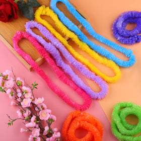 Elcoho party leis suit beach, pool, and birthday events with easy decorating ideas
