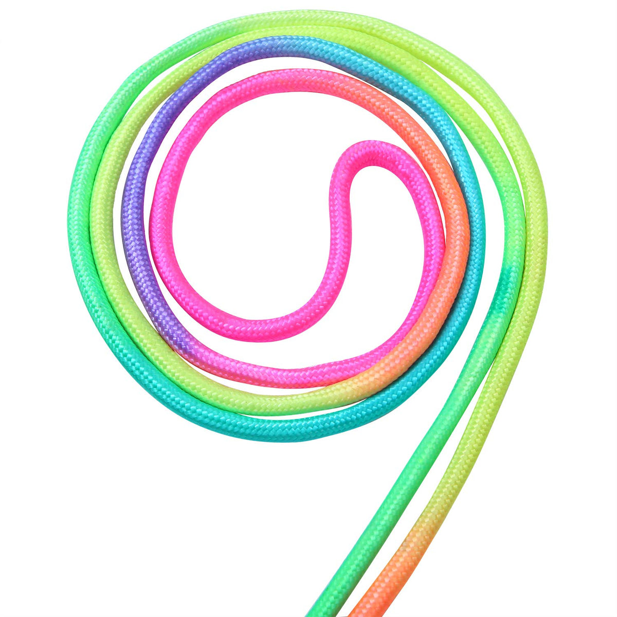 Elcoho rainbow jump ropes as party favors add color to celebrations.