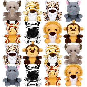 Elcoho safari mini deer keychain plush, soft and portable for backpacks