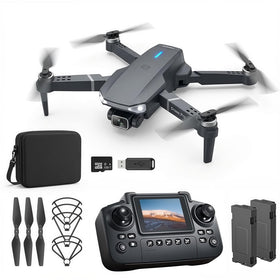 elecci E88 drone folded compact for easy transport and on-the-go shooting.