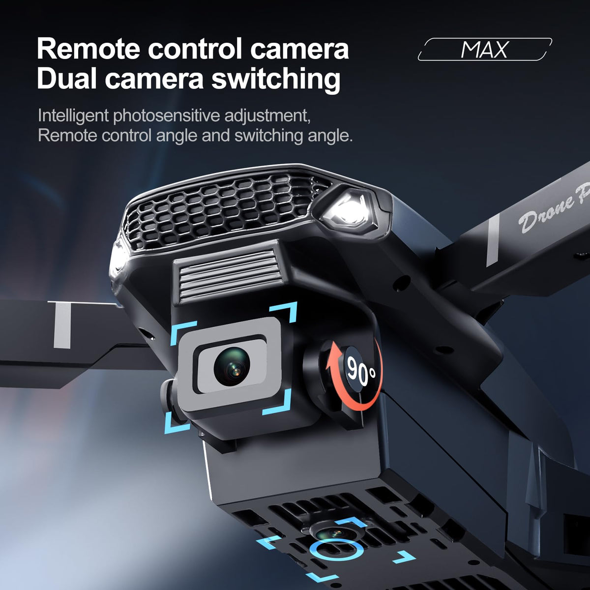 elecci E88 drone screen controller provides a live video feed for precise framing.