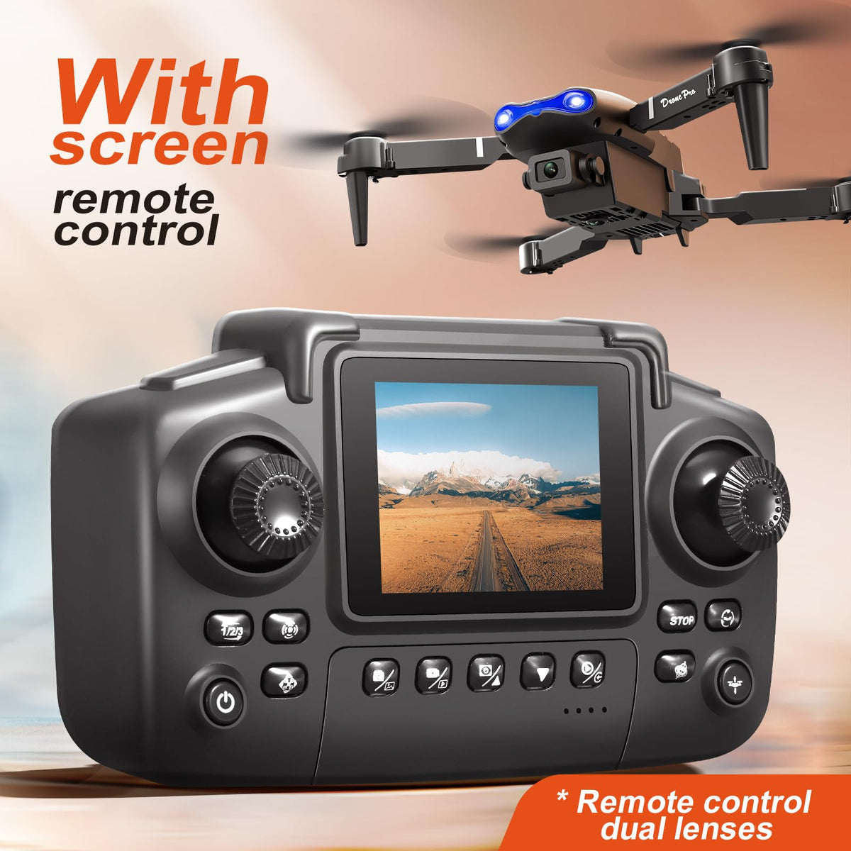 Altitude hold enables steady hovering for precise framing.