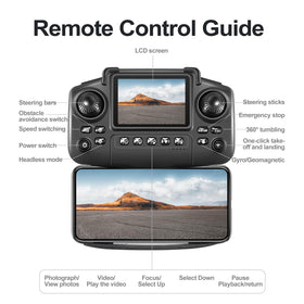 Black outdoor carrying case keeps the drone protected and organized.