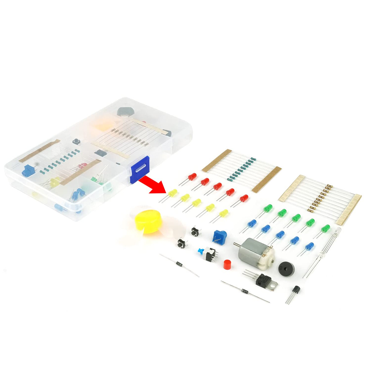 Elecfreaks Micro:bit Starter Kit learning cases showcases 14 project ideas.