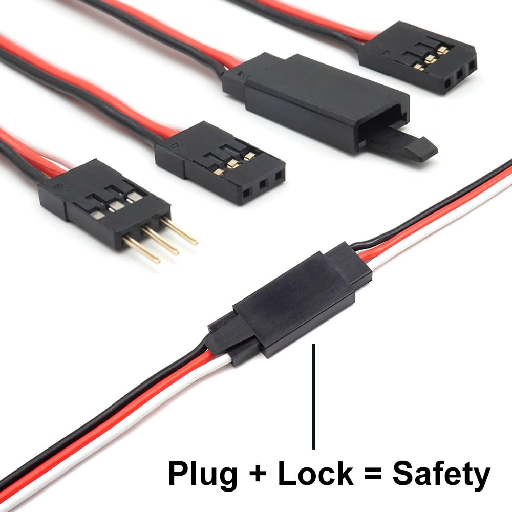 Elechawk 22AWG 3m cable provides durable power and signal paths.