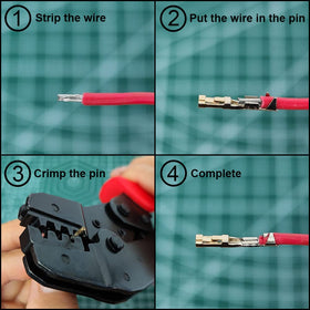 Elechawk black Futaba-compatible connector for servo extensions.
