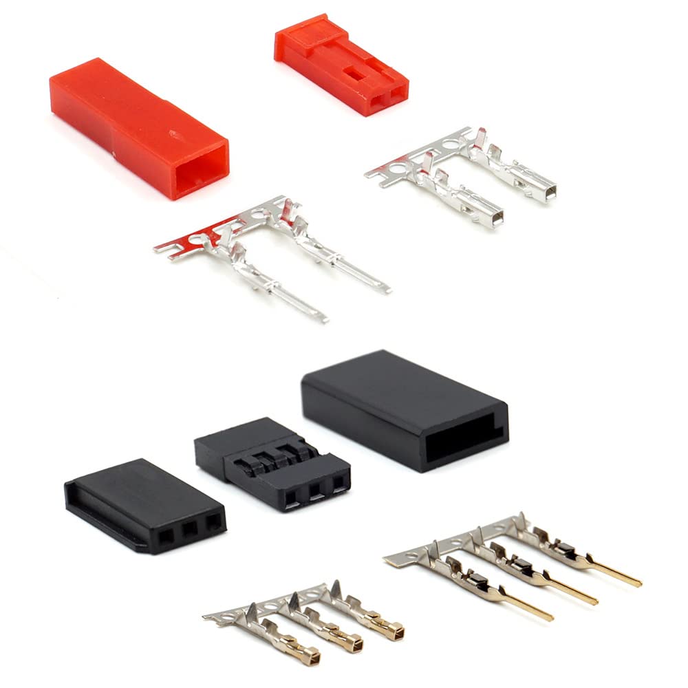 Elechawk complete accessory set with housings and crimp pins.