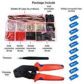Elechawk crimping tool inside to simplify pin crimping.