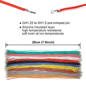 Elechawk heat shrink tubes and tweezers for tidy, secure connections