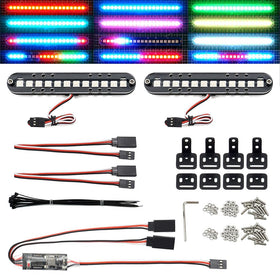 Elechawk RC LED light bar on roof for improved night visibility and style