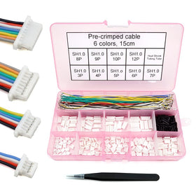 Elechawk SH1.0 cables in six colors for versatile FPV wiring