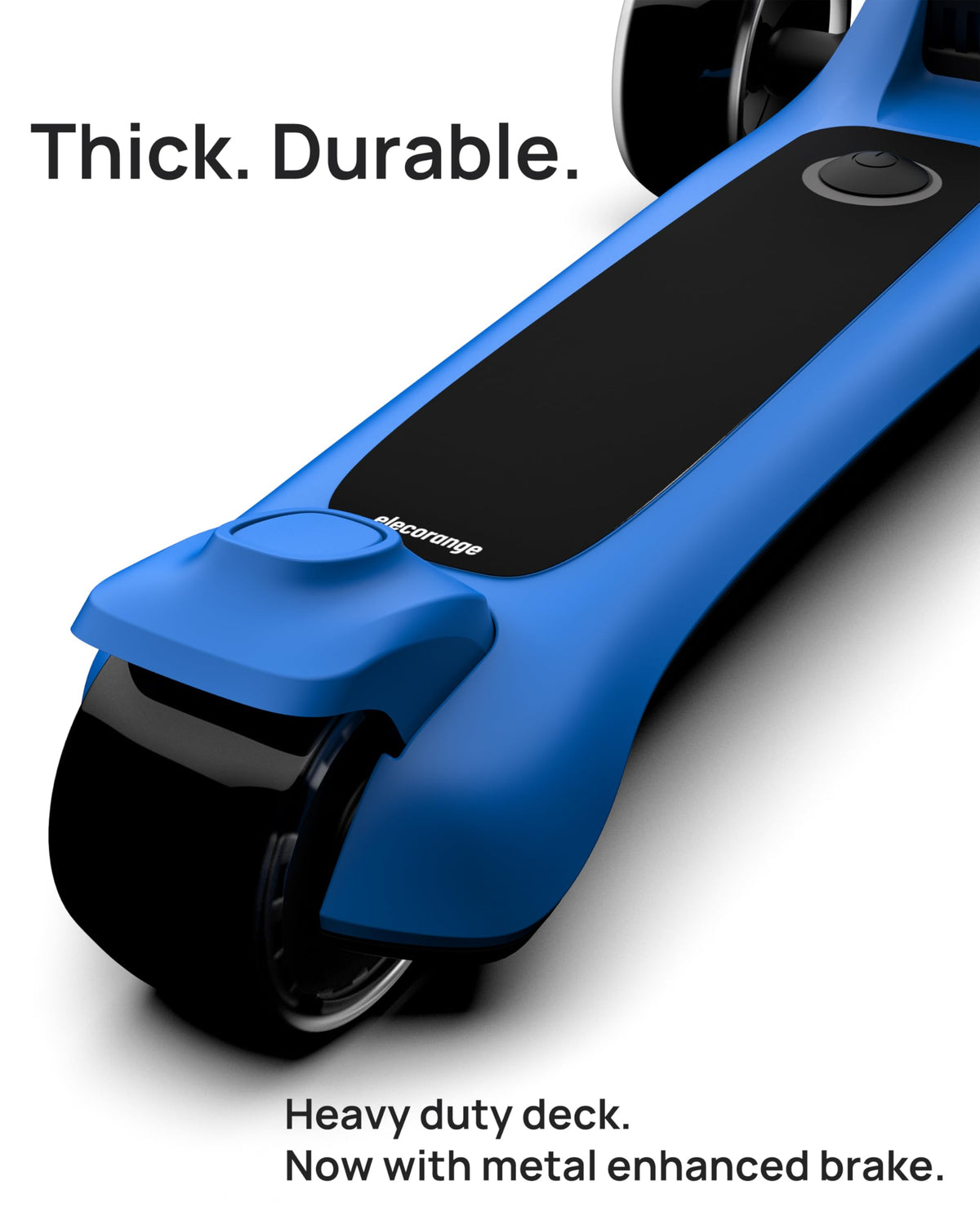 Folding stem design makes carrying and travel easier.