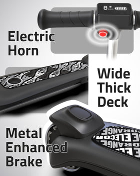 Elecorange T500 durable frame built with reinforced alloy and plastic