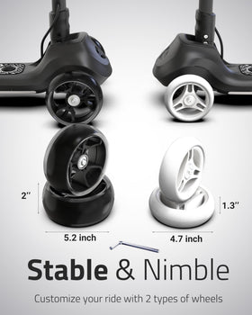 Elecorange T500 folding stem enables quick setup and portability