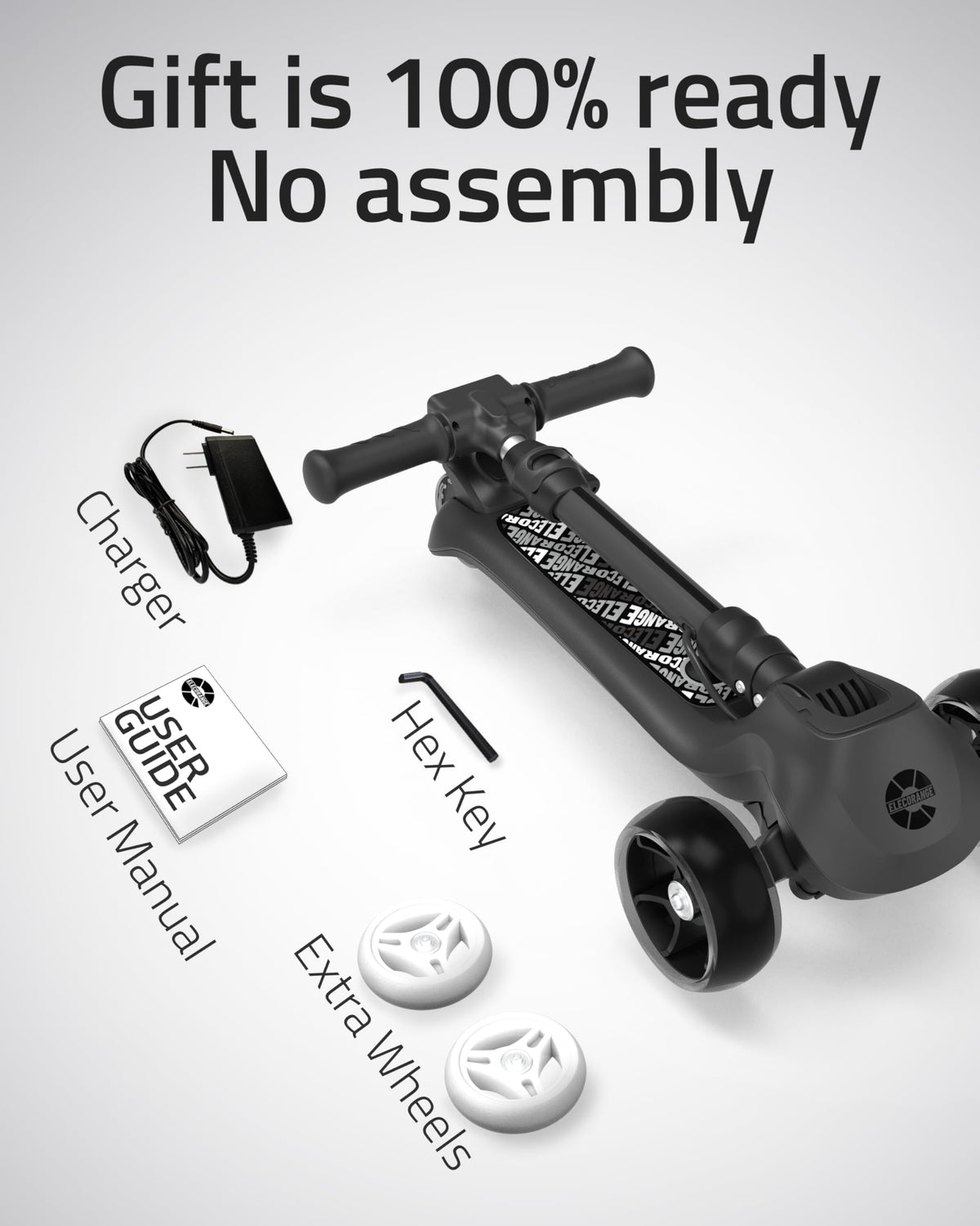 Elecorange T500 height-adjustable stem to grow with your child