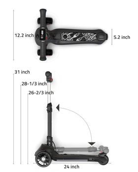 Elecorange T500 three-wheel design supports balance and easy turning