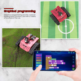 ELEGOO Conqueror sensors and gears for programmable motion