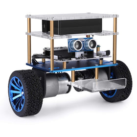 ELEGOO Tumbller front view showing compact Arduino robotics kit for hands-on learning