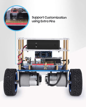 ELEGOO Tumbller obstacle-avoidance image showing safe autonomous movement
