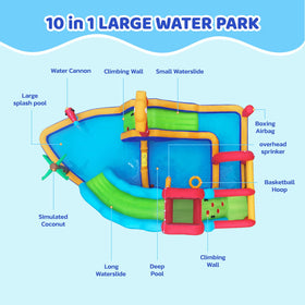 Deep splash pool offers refreshing water adventures in sun.