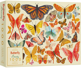 Elena Essex Butterfly Beauty puzzle with vibrant butterfly wings for calming, focused play.