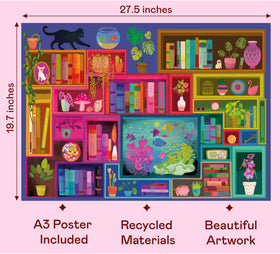 Elena Essex 1000-piece puzzle close-up, precision-cut pieces for snug fits