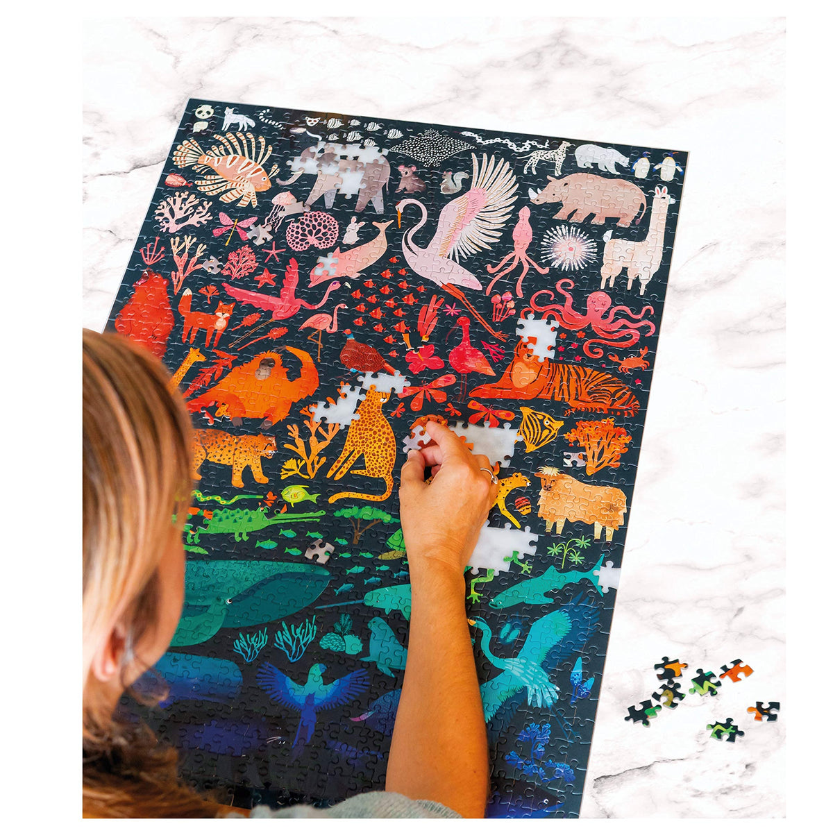 Elena Essex 1000-piece puzzle made from recycled, non-toxic materials with matte finish.