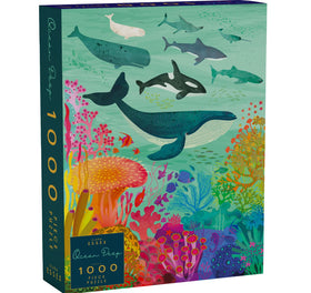 Elena Essex Ocean Deep puzzle box front with vibrant ocean colors for immersive play