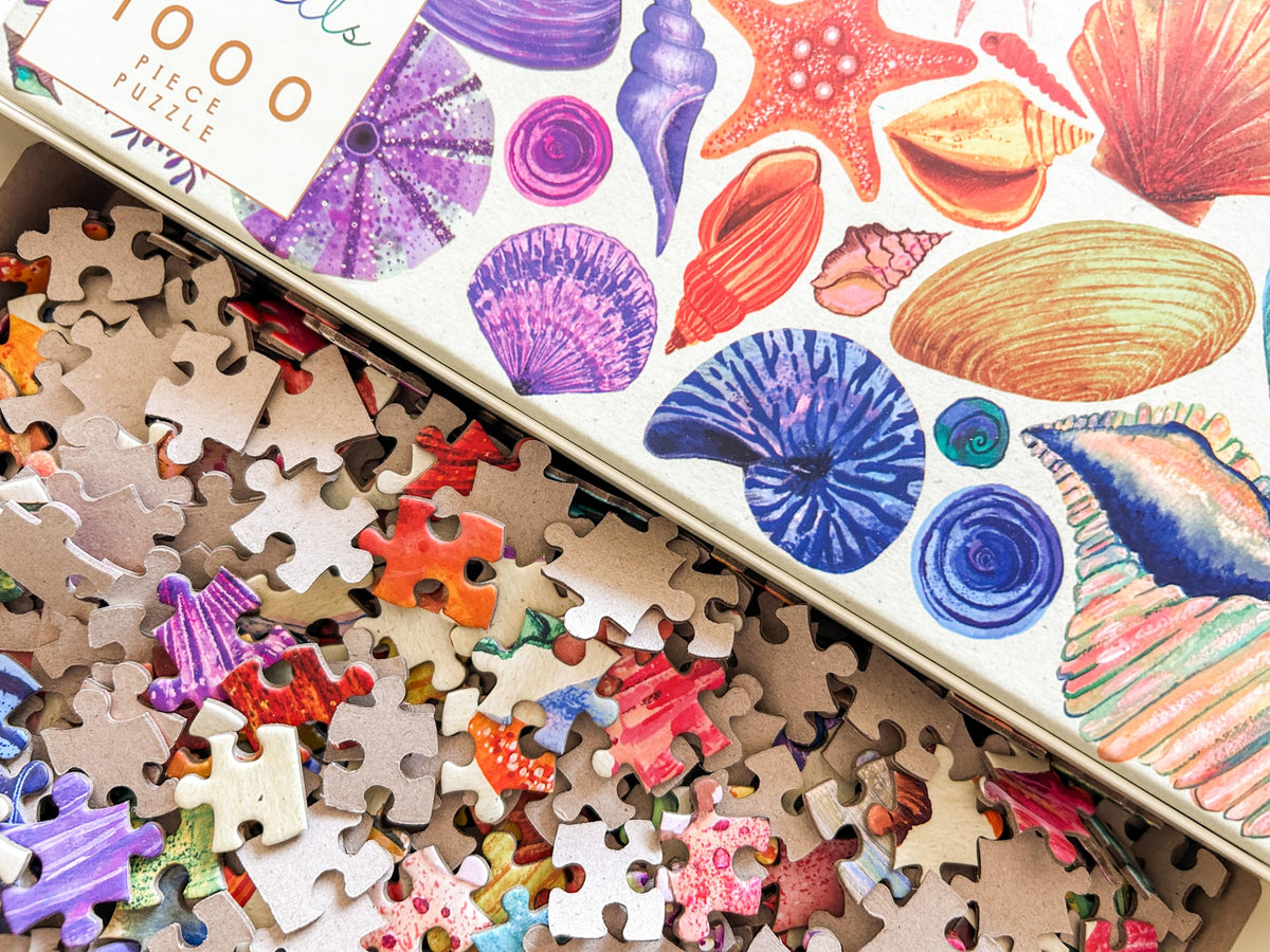 Elena Essex puzzle piece detail shows intricate shell textures