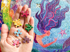 Elena Essex 1000-piece puzzle on matte finish reduces glare for comfortable assembling.