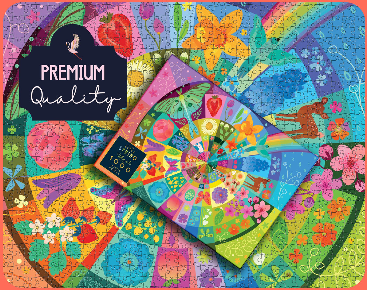 Elena Essex Spring-Summer Flowers puzzle: bright petals to spark calm focus while you assemble