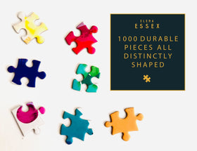 Elena Essex puzzle matte finish, reduces glare for comfortable viewing.