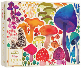 Elena Essex Woodland Magic puzzle artwork, serene forest scene for mindful evenings.