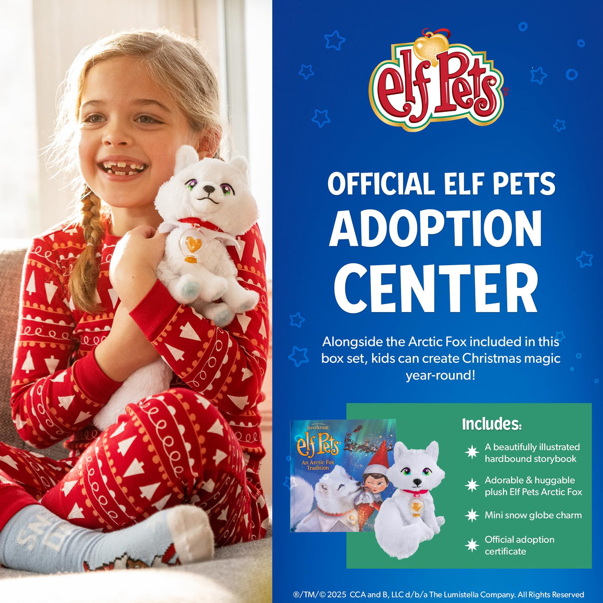 The Elf Pets Arctic Fox adoption certificate strengthens family traditions.