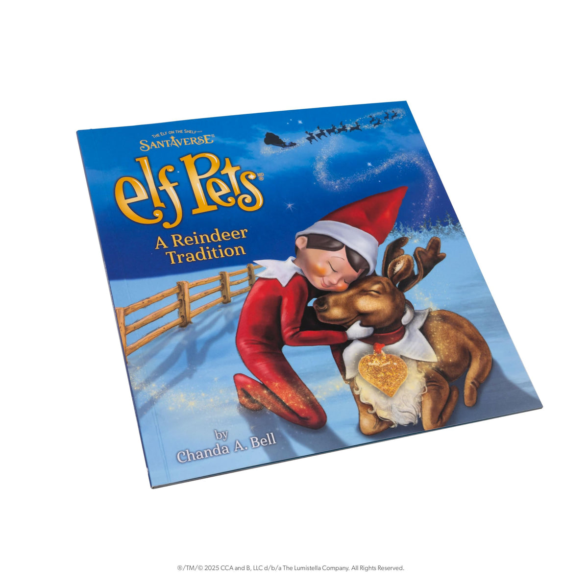 Official adoption certificate included with Elf Pets Reindeer set
