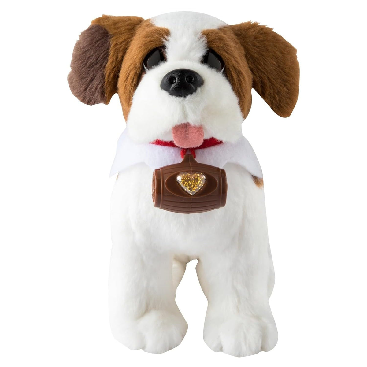 Christmas storybook pairing with the Elf Pets Saint Bernard for family reading.