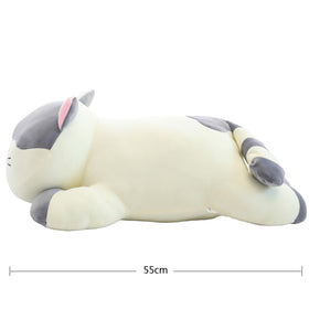 elfishgo 60 cm cat plush hug pillow offers generous cuddle length.