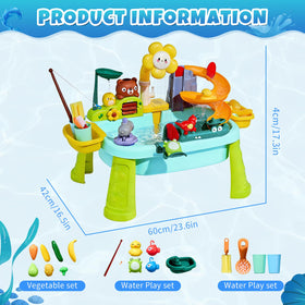 Elitevia cloud faucet and water slide simulate real flow for engaging pretend play.