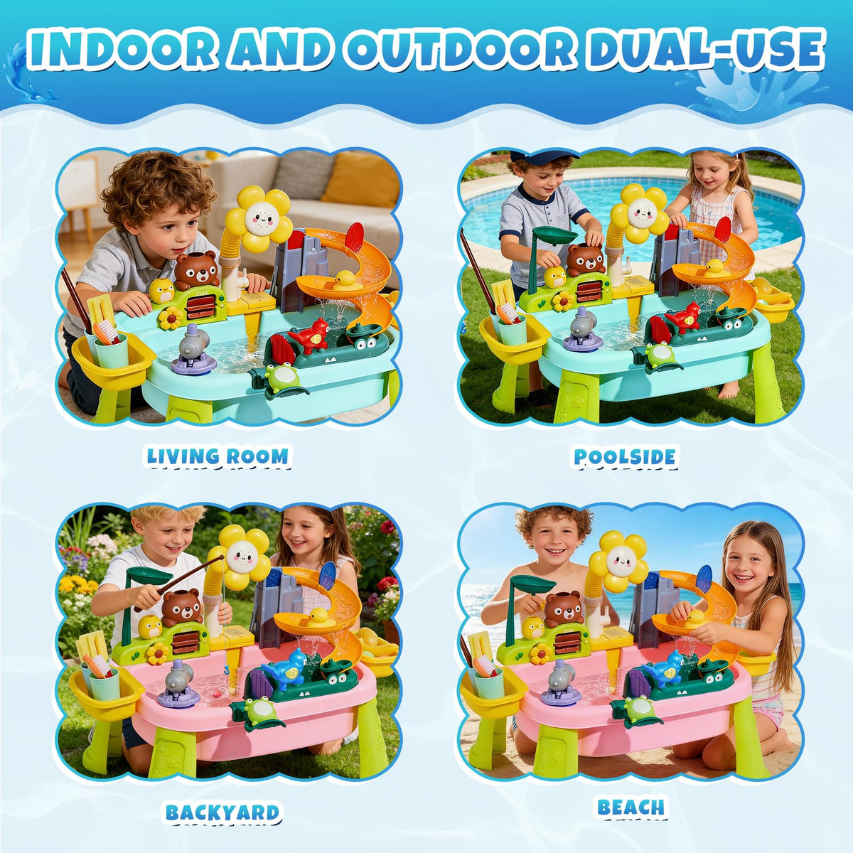 Elitevia kitchen-play sink accessories encourage teamwork and pretend cooking.