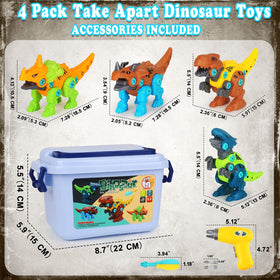 Elitoky dinosaur take apart toys are safe, non-toxic, and designed for curious kids.